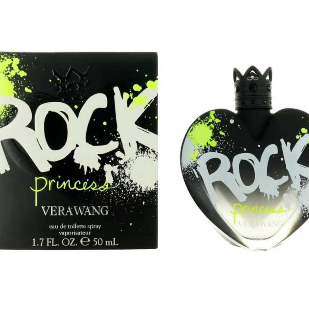 Vera Wang Rock Princess Perfume with Black and Neon Design